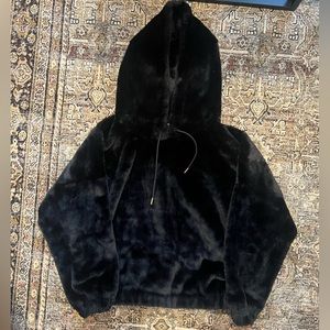 Express Faux Fur Cozy Hoodie